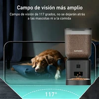 Nityers 8L Automatic Cat Feeder With 1080p Camera Video 5G WiFi Night Vision Cat Food Dispenser Smart Tuya APP Pet Auto Feeder 5
