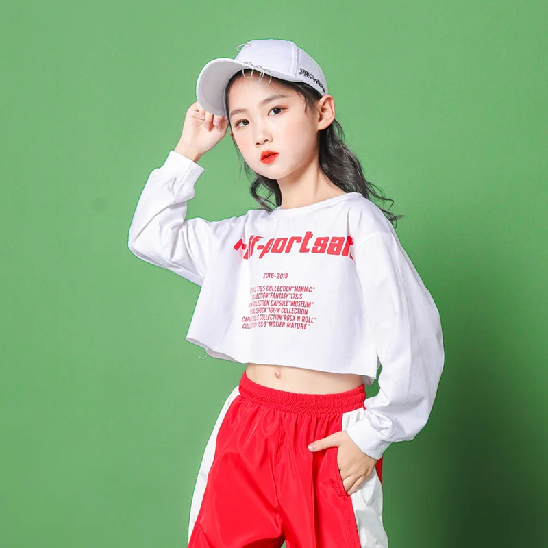 Completo Tie-Dye Per Ragazze - Top E Pantaloni Jogger Colorati Hip Hop 6-11 Anni - Foto 5