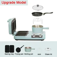 Household Electric Breakfast Machine Panini Sandwich Maker Frying Pan Food Steamer Pasta Bread Baking Noodle Cooker Eggs Boiler 2