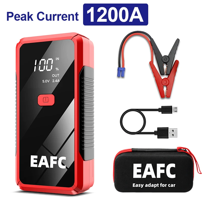 1200a Auto Starthilfe Power Bank 12V tragbare Autobatterie Booster