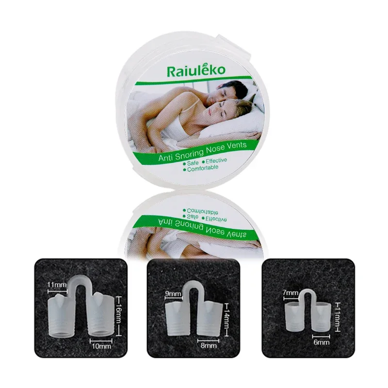 3/9/12PCS/Set Soft Anti-Snoring Device Prevent Snoring Sleeping Nasal Congestion Nasal Dilator Ventilation Sleep Aid Nose Clip anti snoring device