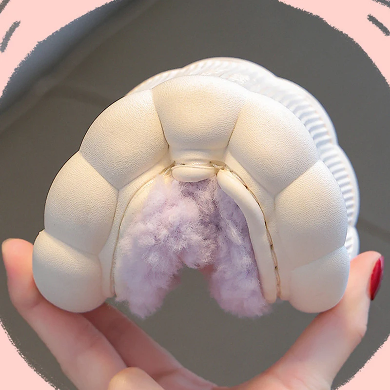 Winter Children's Cotton Slippers Boys and Girls Warm Non Slip Plush Slides Lovely Thick Bottom Mother-Child Home Slippers 2025