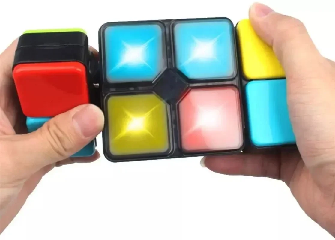 Interactive Games Flipslide Magic Cube Flip Slide Match Puzzle Toys with Light Speed Level Memory Multiplayer Modes 2