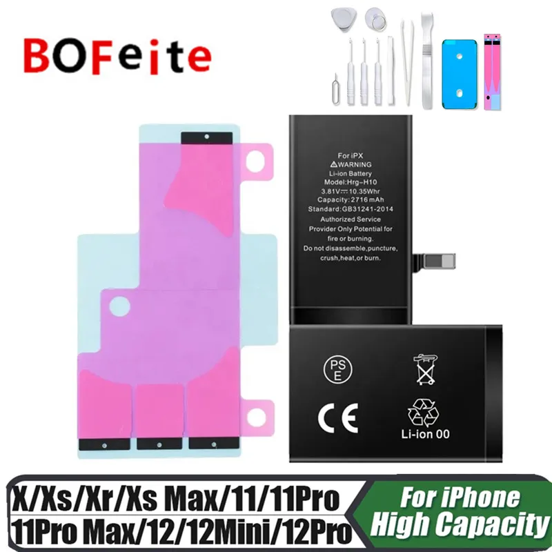 

Аккумуляторная батарея для iPhone 13Pro max 12mini 11pro X XR XSMAX SE2020