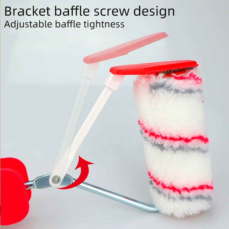 Wall Painting Brush Paint Roller Brush Trimming Paint Brush 4 Inch Multifunctional Corner Drum Brush Wall Brushes Tackle Roll Decorative Painting Tools
