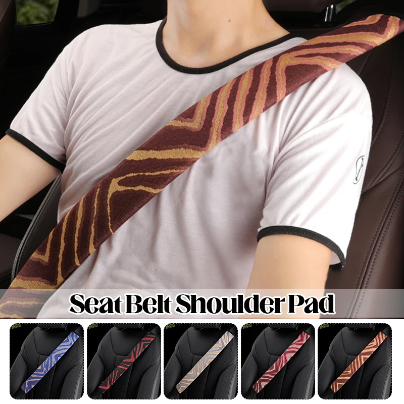 

50 65 75cm Thicken Lengthen Car Seat Safety Belt Cover Shoulder Protector Pad Breathable Anti Strangulation Auto Shoulder Strap