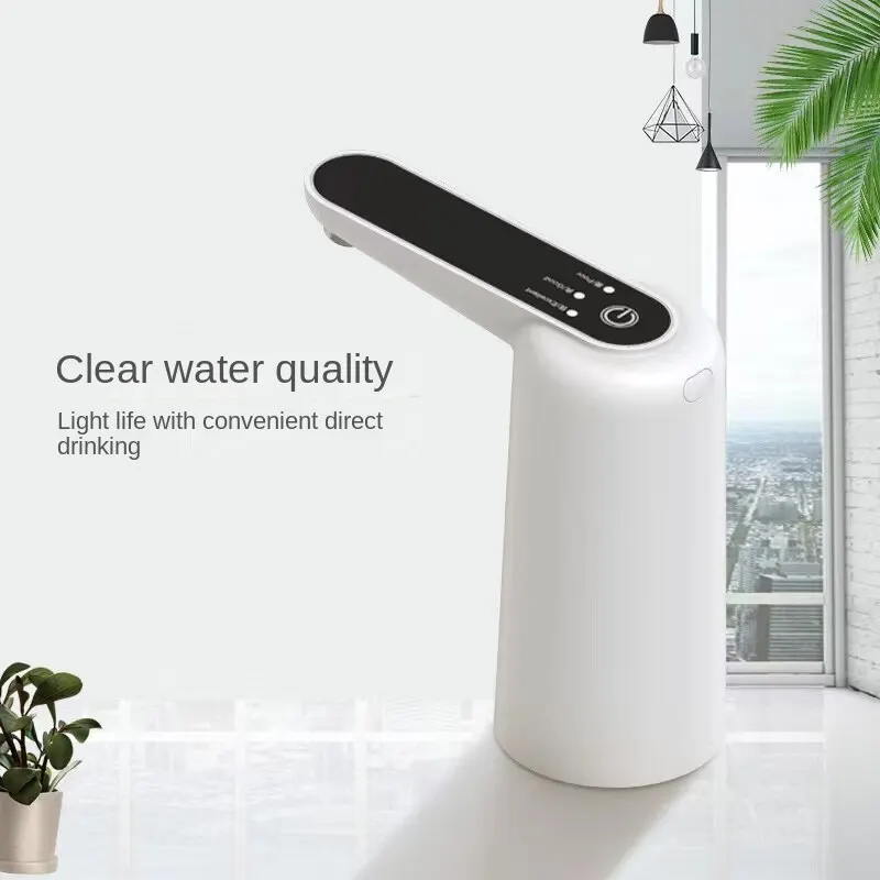 

USB Rechargeable Mini Electric Water Dispenser Barreled Water Pump with Water Quality Detection Automatic Refill
