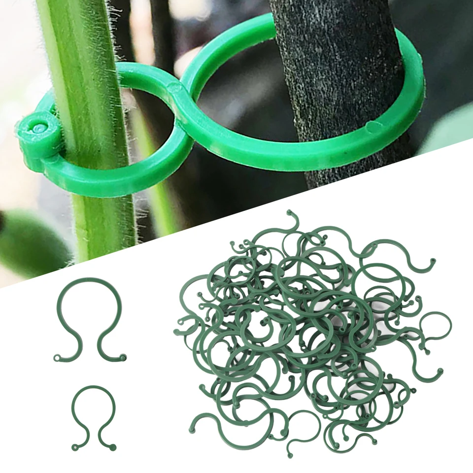 Piante Anelli Riutilizzabile Clip Piante Rampicanti 100 Anelli Per Piante Giardino Canne A 1260723