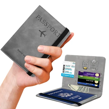 PU Leather Travel Passport Wallet 1