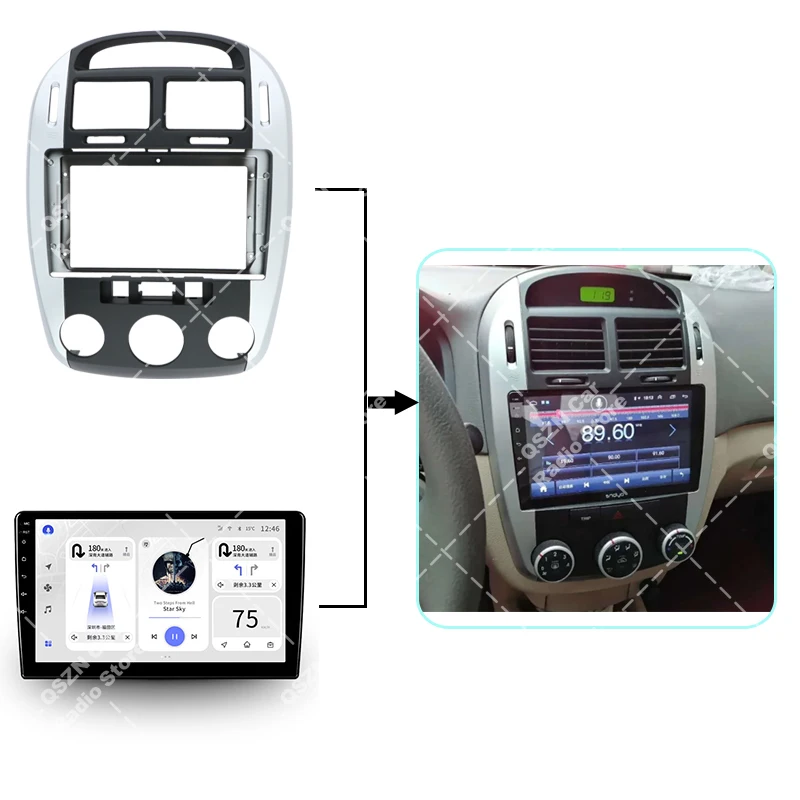   LX 2006-2012  9 ġ 2  ī ׷  DVD þ г ÷Ʈ Ʈ ŰƮ, ڵ þ ABS PC öƽ 
