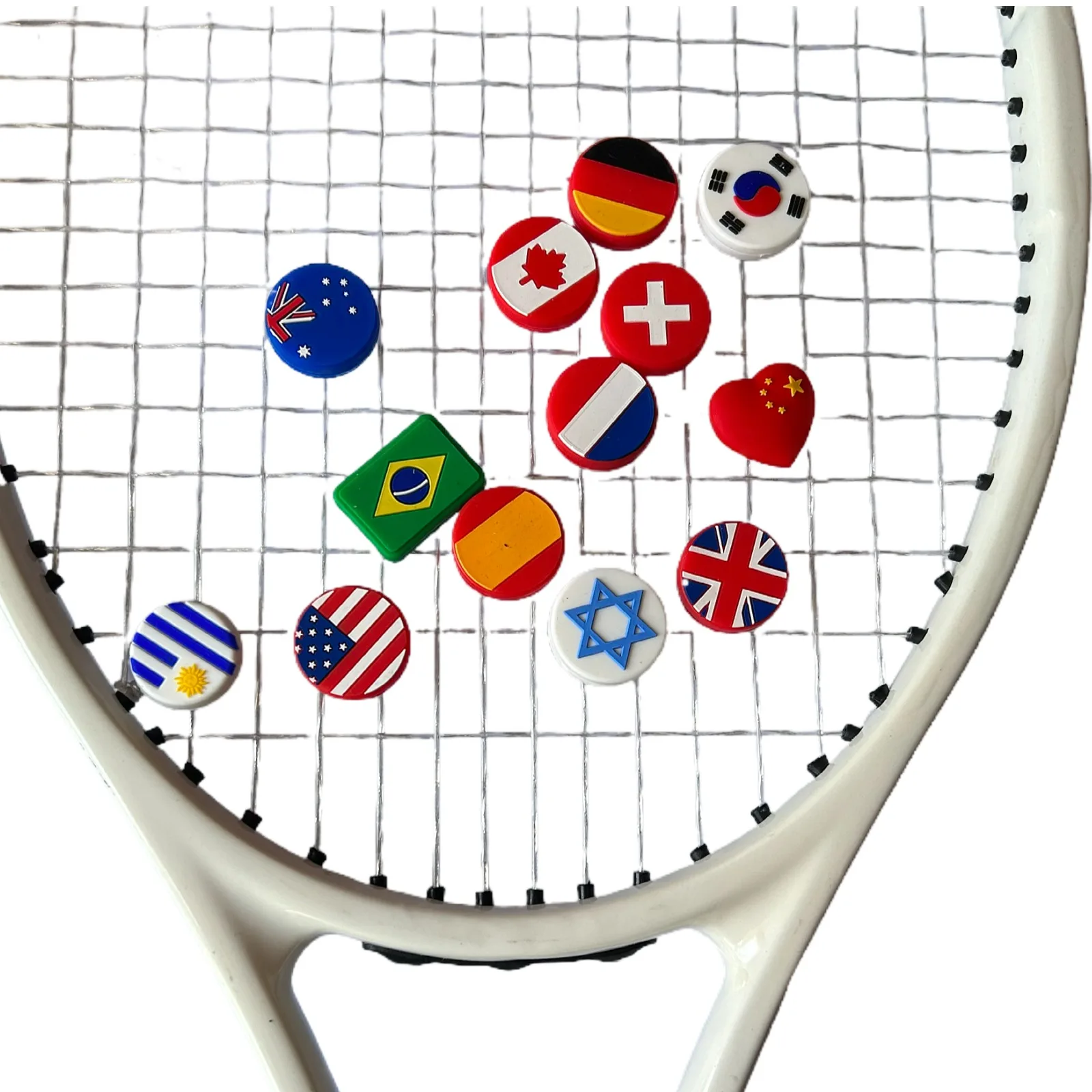 3pcs NEW National Tennis Racket Damper Shock Absorber to Reduce Tenis Racquet Vibration Dampeners raqueta ultimate vibration