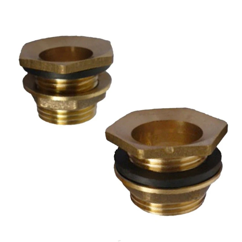 

LETAOSK 1/2" 3/4" Connector Adapter Connection for Water Rain Tank Bucket Barrel Anti-Corrosion