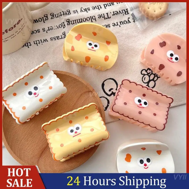 

Cartoon Gripper Lovely Charming Cute Cookie Designs Hairpin Cute Hairpin Hot Item Biscuit Grabber Eye-catching Beautifully Sweet