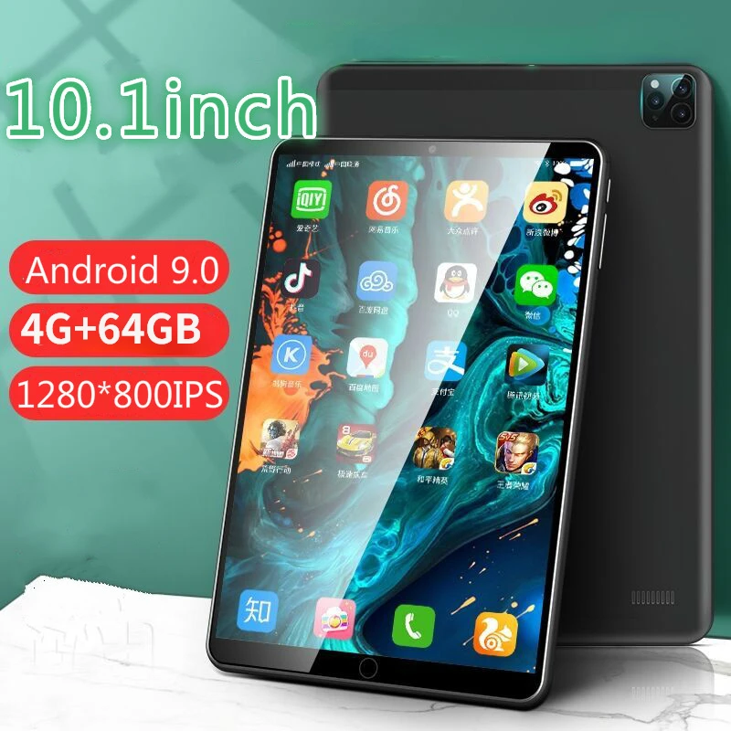 Hot 10.1 Inch 4G+64GB Tablet Octe Core Android 9.0 OS 4G LTE 8 Core 5.0