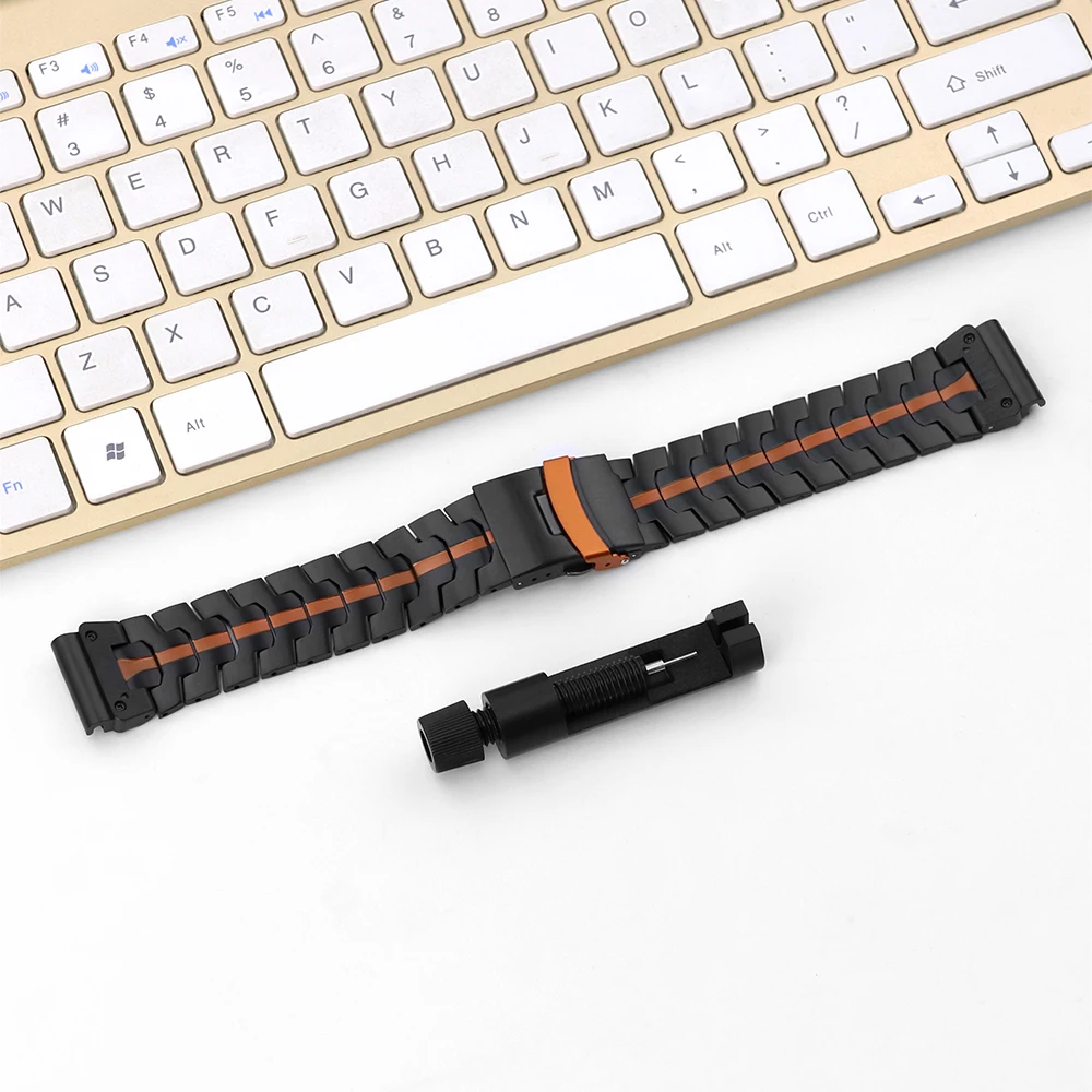 Premium Stainless Steel Watch Band Bracelet, QuickFit 22mm/26mm