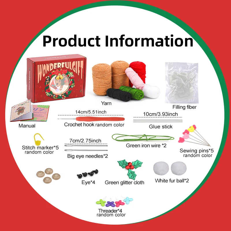 Fenrry Christmas Crochet Kit 2