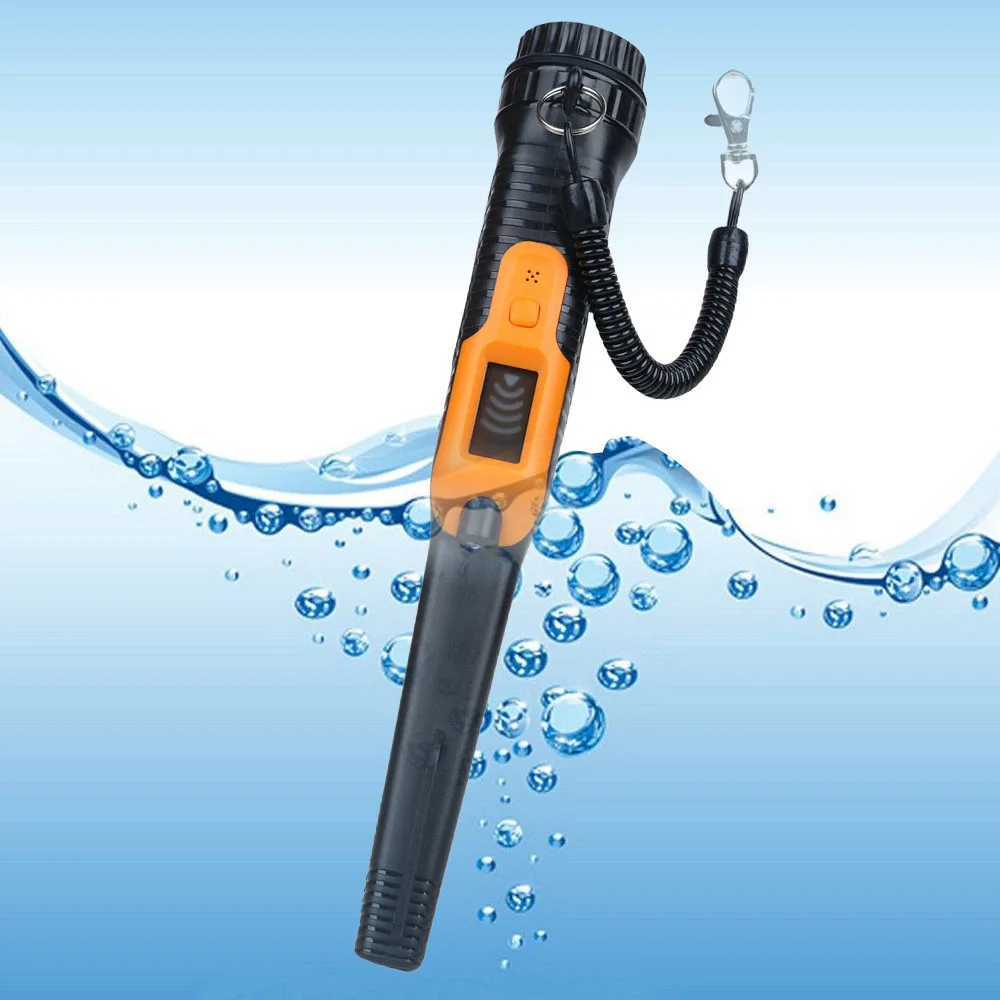 Waterproof Handheld Pinpointer Metal Detector with LCD Display,High Sensitive Underwater Pin Pointer,3 Modes Portable Pinpointer 5