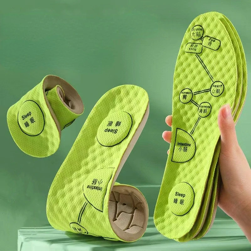 

Acupressure on Foot Massage Slimming Insoles for Shoes Breathable Deodorant Sport Insoles Medical Comfortable Running Shoe Sole