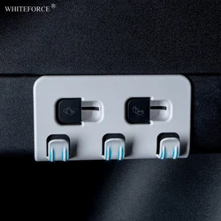 Model Y Updated Rear Trunk Hook For Tesla Model Y 2021-2023 Storage Holder White Hook For Luggage Bag Umbrella Hanger Max 15Kg