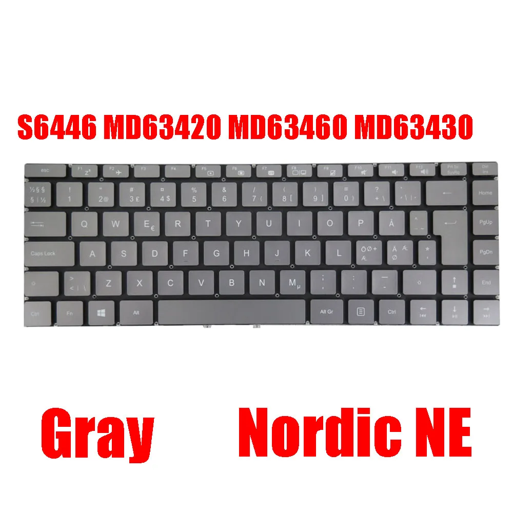 thumbnail: RTDpart Toetsenbord Voor MEDION AKOYA Laptop - Nordic Uitvoering, Zonder Verlichting