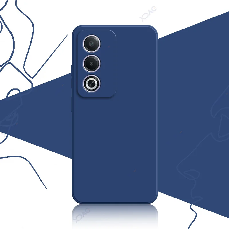 Luxury Dual Liner Shockproof Phone Case with Square Liquid Design