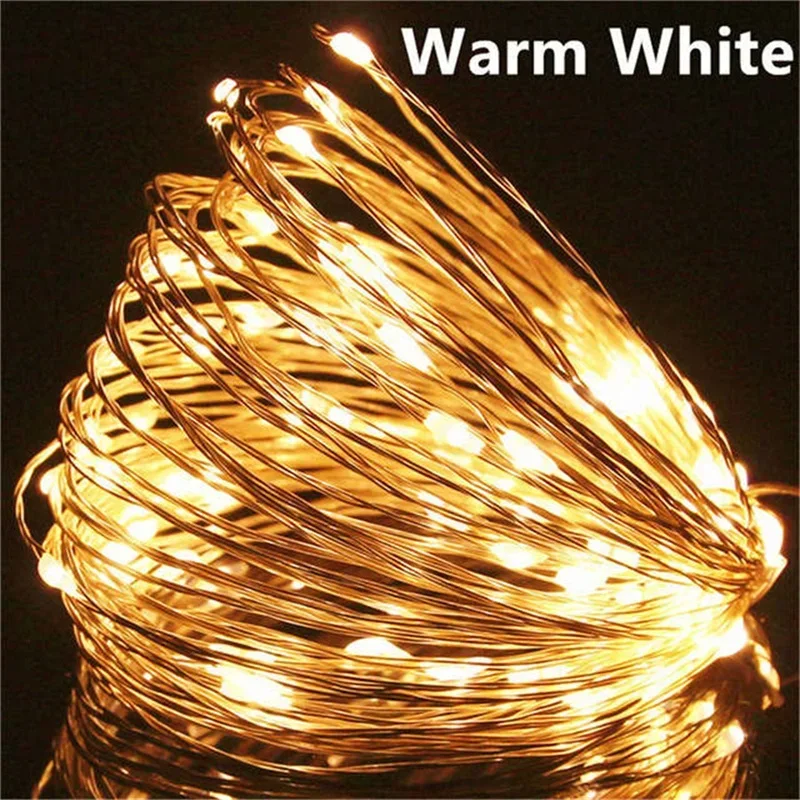 Enchanting Twinkle Fairy Lights - 10m Battery Operated String for Indoor Festival Decor
