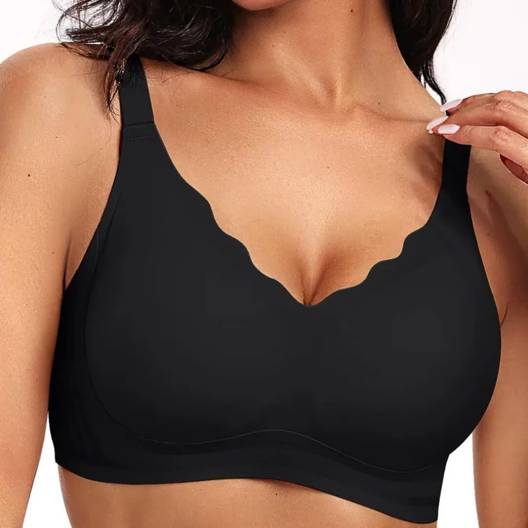 Plus sizeintimates women's bra push-up seamless thin secondary breasts push-up glossy bra
