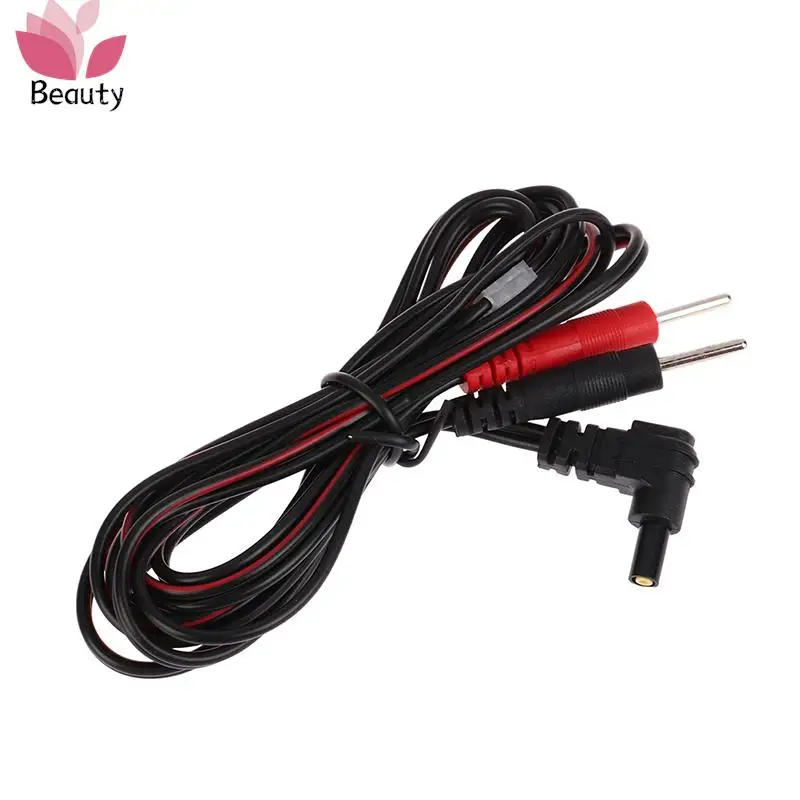 

1PC 2.35mm New Electrotherapy Electrode Lead Electric Shock Wires Cable For Massager Connection Cable Massage And Relaxation