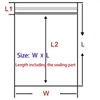 30-100pcs/bag 4*6/5*7/6*8/7*10/8*12cm Zipped Lock Reclosable Plastic Poly Clear Bags Bulk Jewelry Craft Accessory Packaging 6