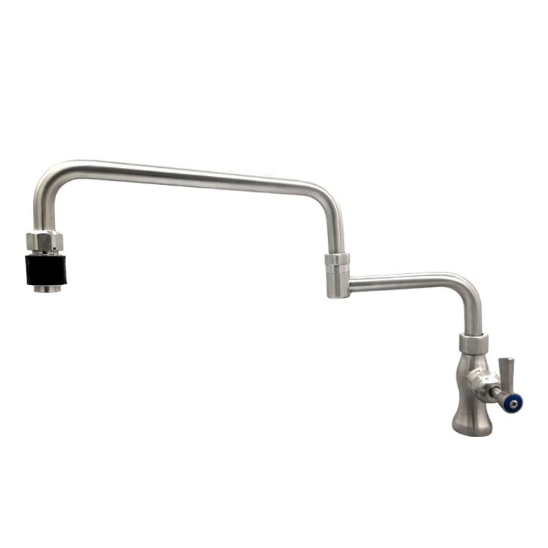 

Single Handle Modern Deck Mounted Sink Pot Filler Kichen Faucets Restaurant