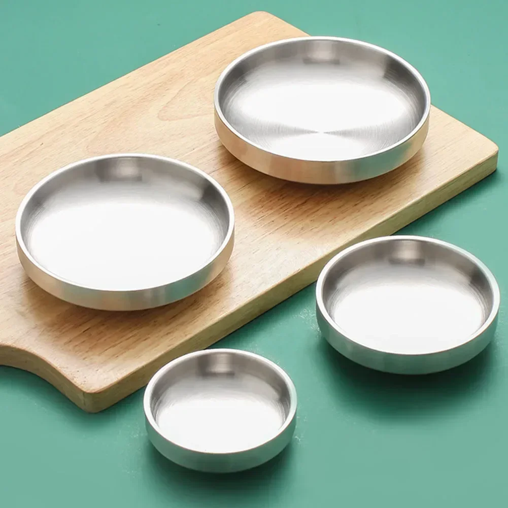 Stainless Steel Bowl Bowl Holder Korean Korean Cuisine Stainless Steel Kitchen Accessories For Displaying Cakes Tableware Dish