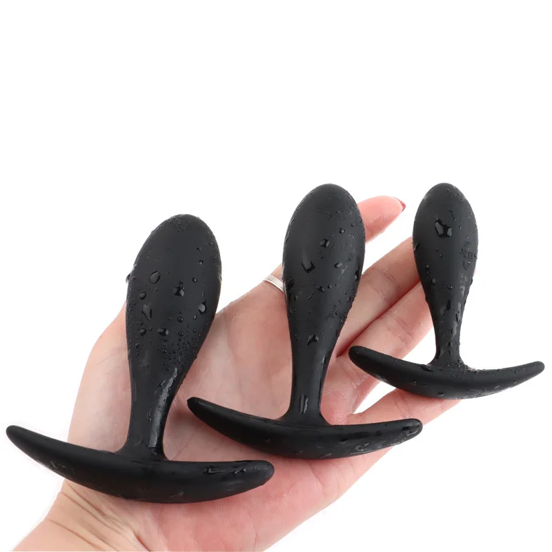 Water Drop Silicone Anal Butt Plug Prostate Massager For Men_voghion.com