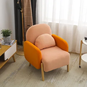 Modern sofa living room furniture single double modular sofa fashion fabric leisure backrest armchair clothing store cafe seat