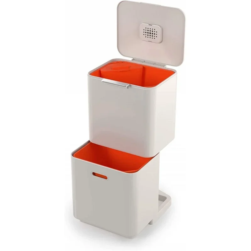 

Joseph Totem Max 60 liter Waste Separation and Recycling Kitchen Trash Can with Odorremovable food cadd