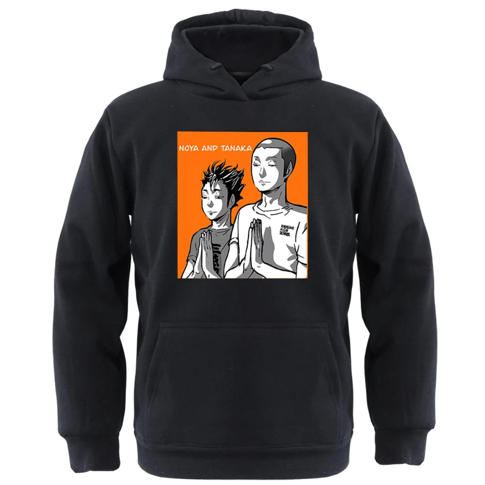 

Japan Anime Haikyuu Hoodie Sweatshirts Mens Fly High Funny Graphic Mangas Pullover Kpop Fabrics Tracksuit Thick Pullovers