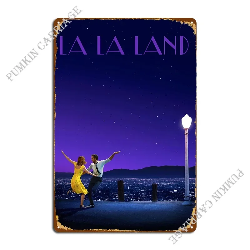 Lala Land Movie Metal Platform Poster Pub Funny Pub Living Room Tin Sign Poster