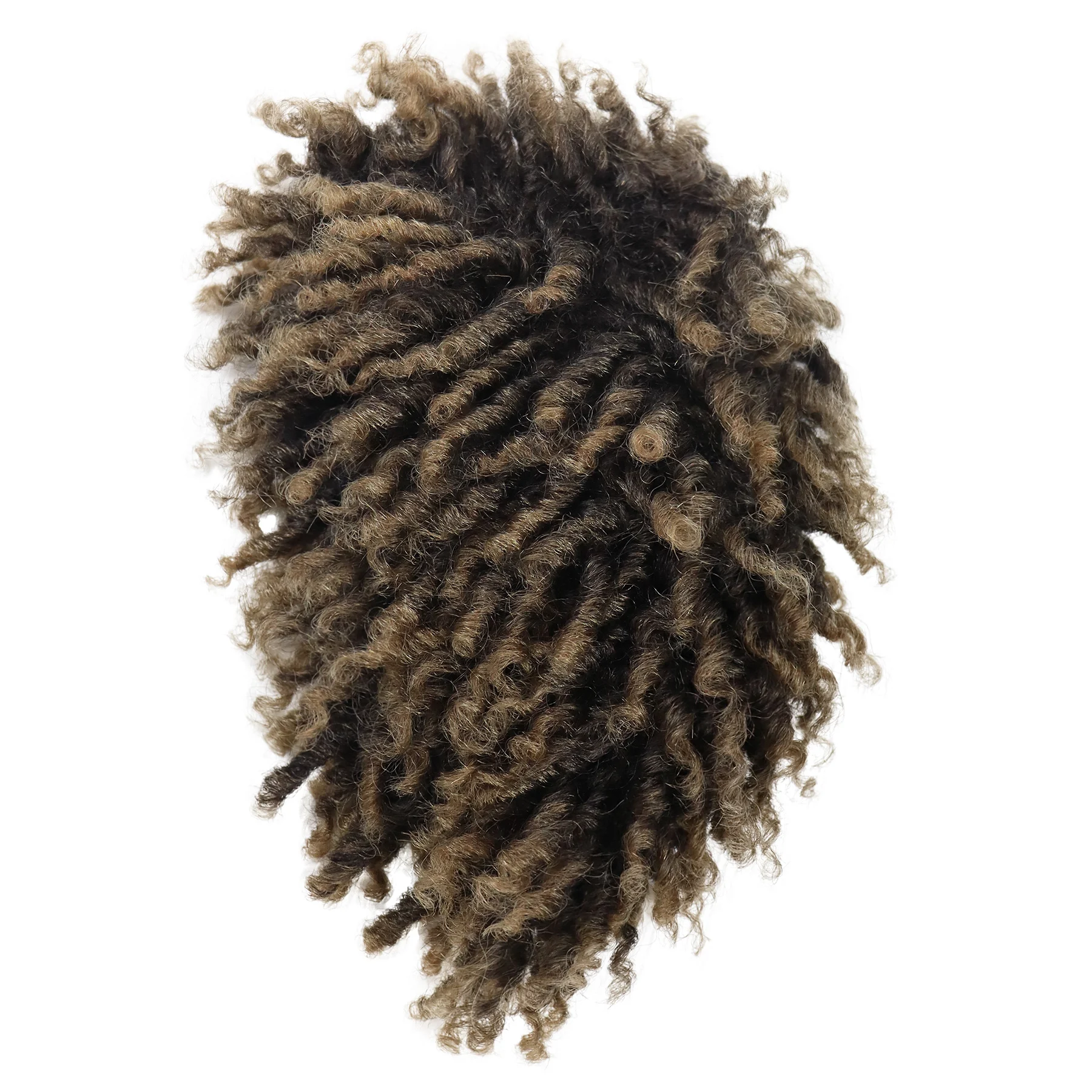 Synthetic Black Dreadlocks Wigs for Women Short Braided Wig Afro Curly Hairstyles Afroloki Wig Bangs Focx Rasta Brown Dreads