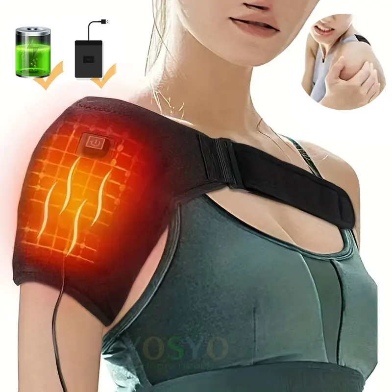 Sangle de soutien de massage de démarrage de chauffage électrique, orthèse de blessure articulaire d'arthrite, institut de recherche OTO_voghion.com