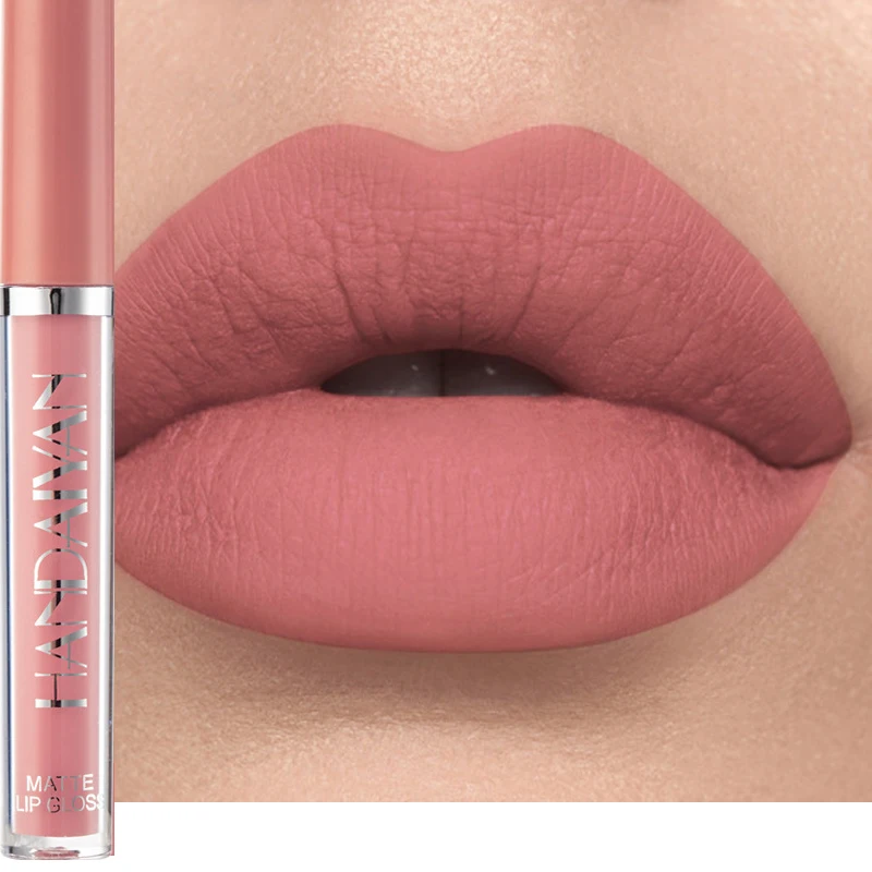 

HANDAIYAN Brand Matte Lipstick Korean Makeup Lips Tattoo Lip Tint Waterproof Lasting Lip Stain Red Velvet Nude Liquid Lipstick