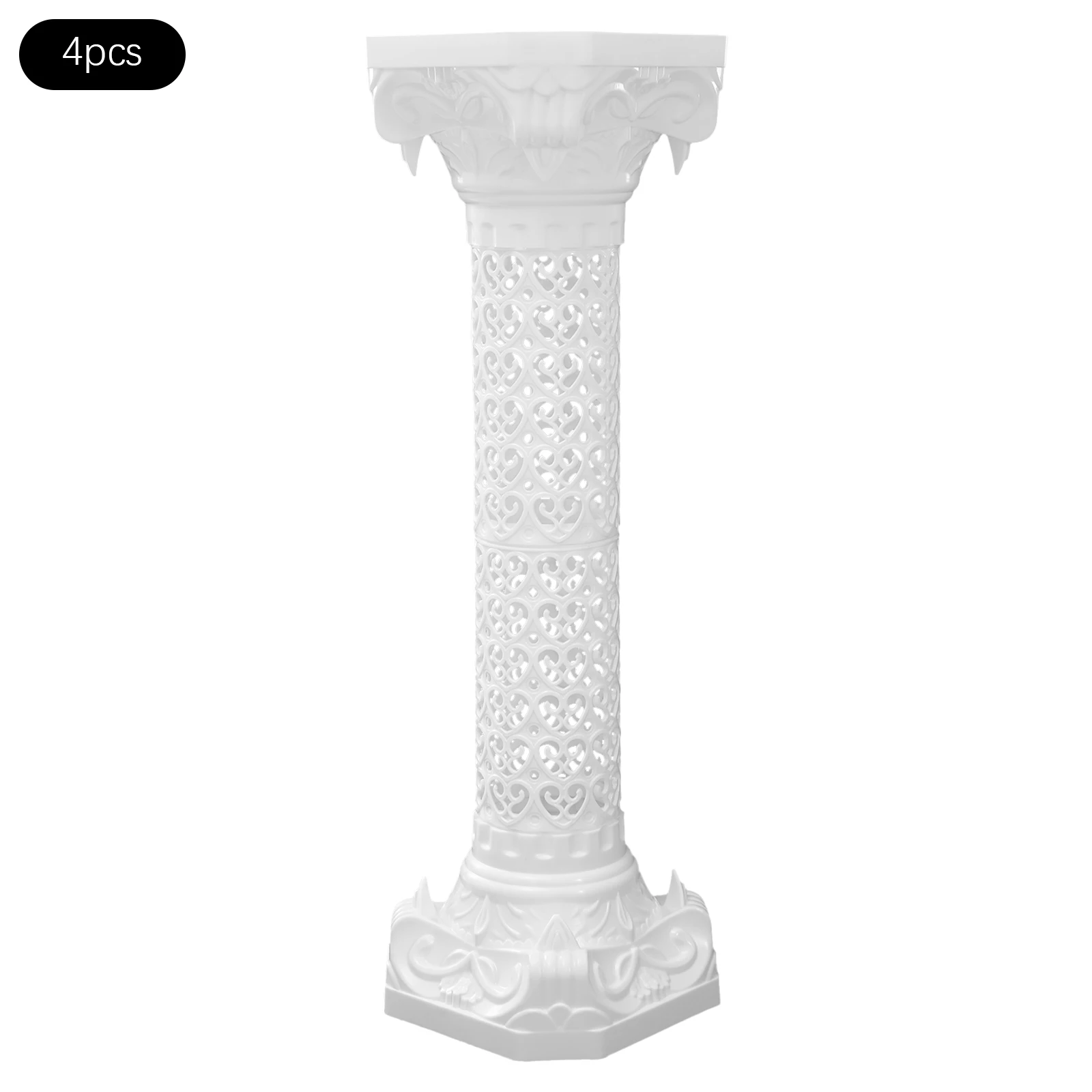 Wedding Flower Stand Roman Column Pillars Floral Racks Elegant Wedding Event Decorative Columns 2/4 Pieces