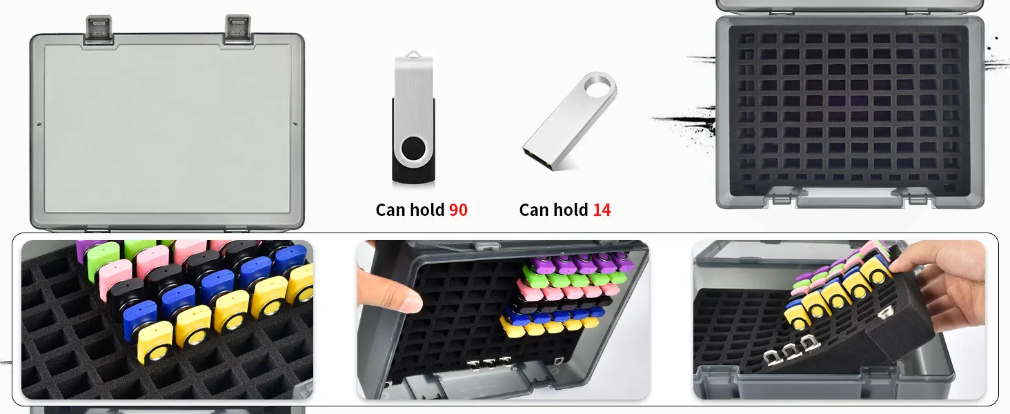 USB THUMB DRIVE HOLDER