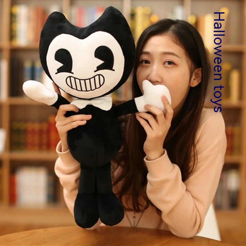 

Кукла гимнастическая плюшевая 50 см, игрушечная машинка с чернилами, мягкий триллер для Хэллоуина, плюшевая игрушка, мягкие игрушки для детей, подарок