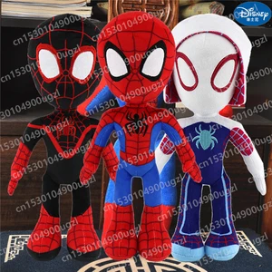 30cm Disney Spidermans Plush Toy Cartoon Spider Doll Soft Dress Iron-man Super-Heros Stuffed Animals Toys Birthday Kids Gift