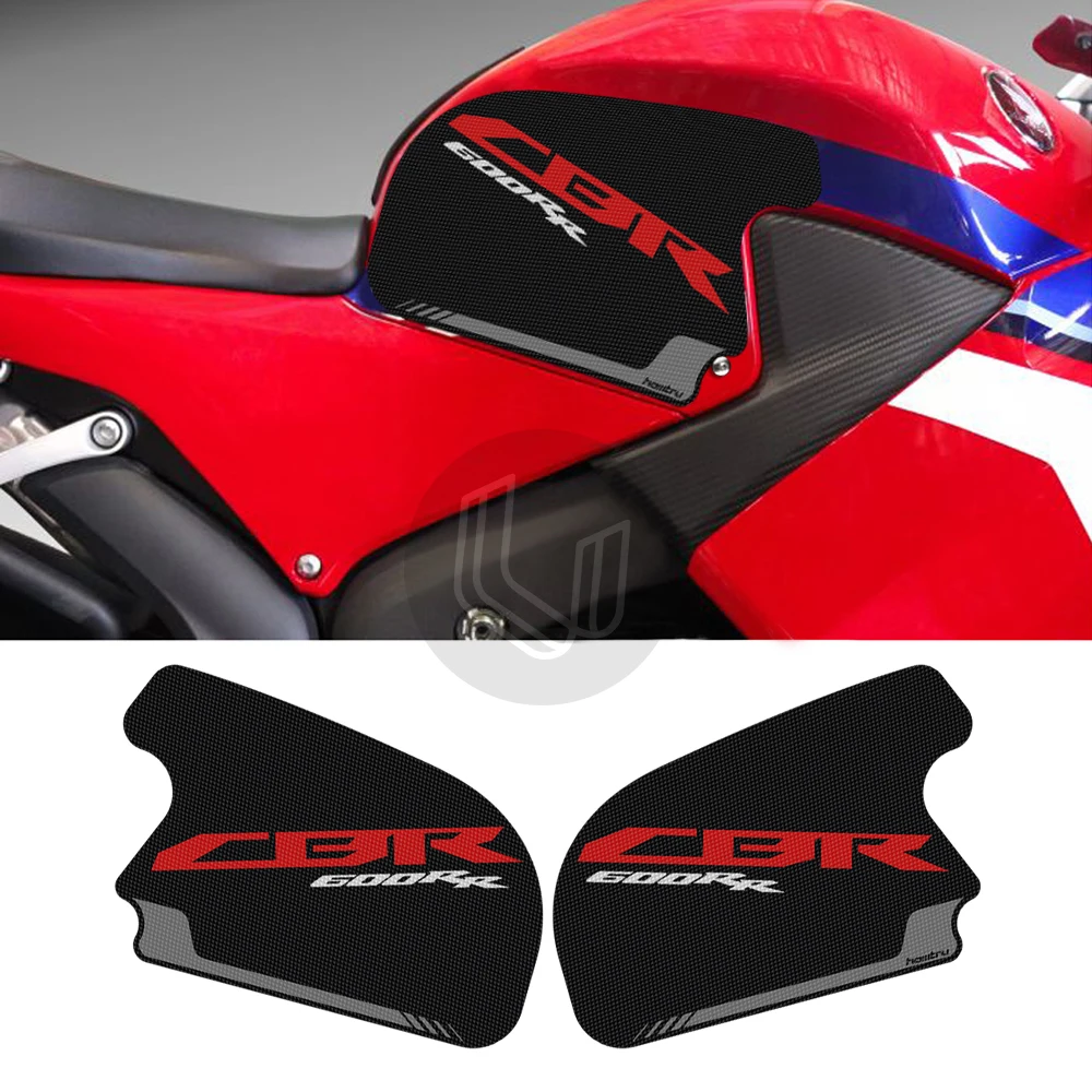 

Motorcycle Tank Pad Protector Sticker Decal Anti-slip Gas Knee Grip Tank Traction Pad Side For Honda CBR600RR 2013-2017
