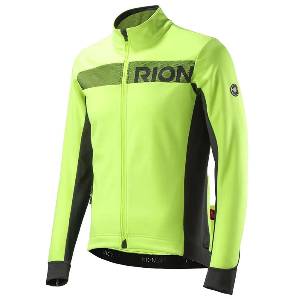Men's Winter Thermal Fleece Waterproof Cycling Jacket