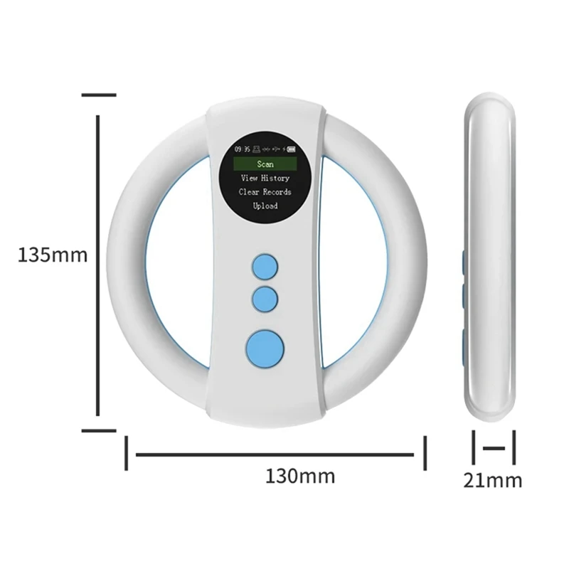 A82X-Animal Tag Reader 134.2Khz/125Khz Animal Chip Scanner 500 Records Memory Pet Information Reader