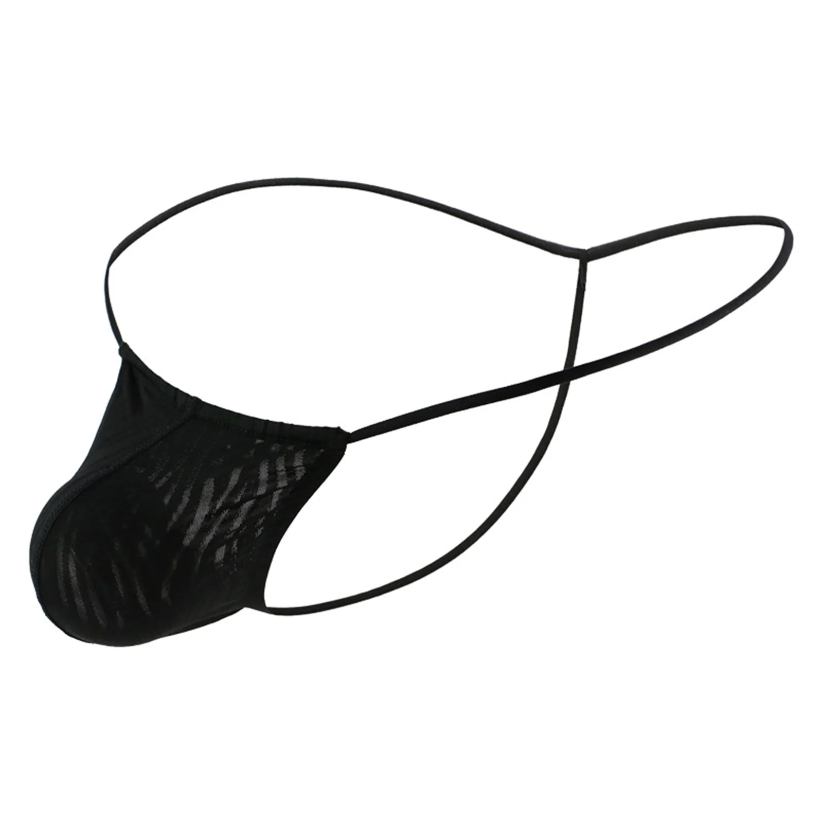 Men Stretch Thong Underwear Men Stretch G String Panties CLEVER-MENMODE Mini Thong Sexy Low Waist Bikini Male Exposed Butt