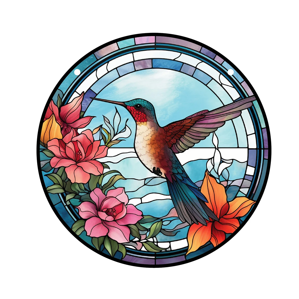 Regalo Per Mamma - Decorazione Acrilica A Forma Di Colibrì E Cuore - 4