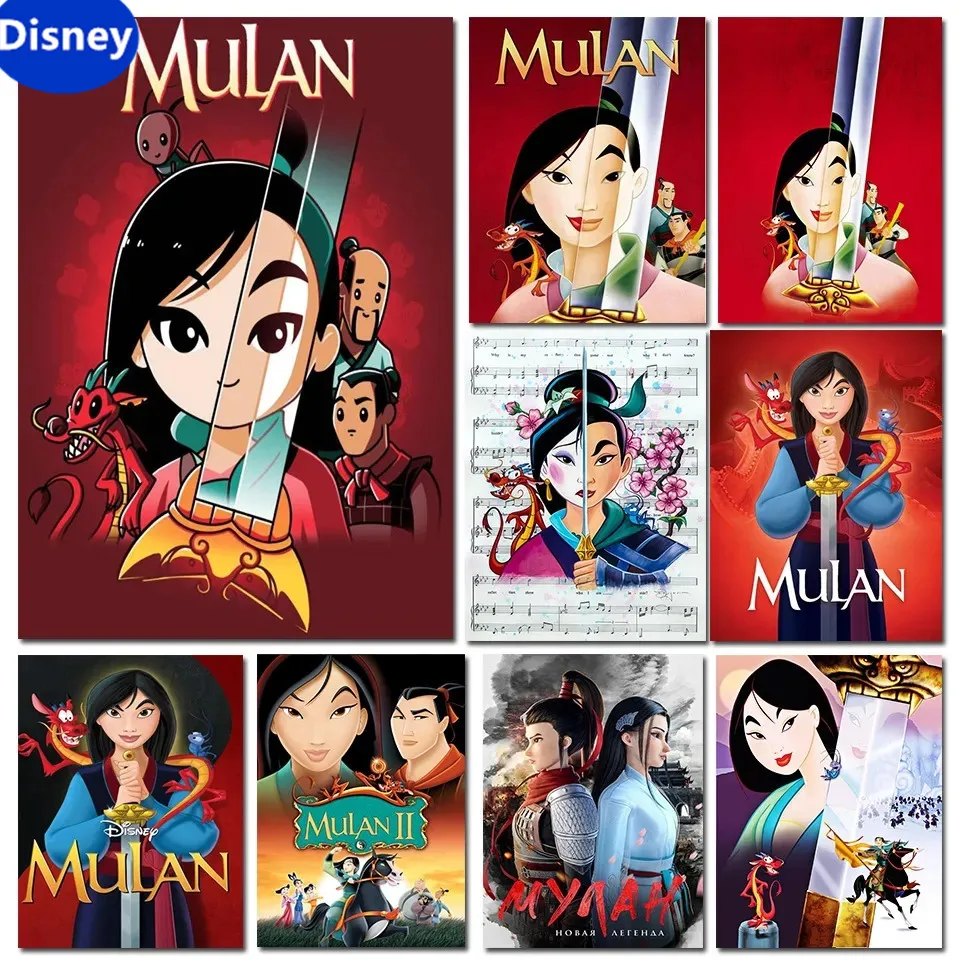 Disney Mulan Cartoon 1000 Piece Puzzle for Children's Puzzle Game Holiday Gift Girl Decoration