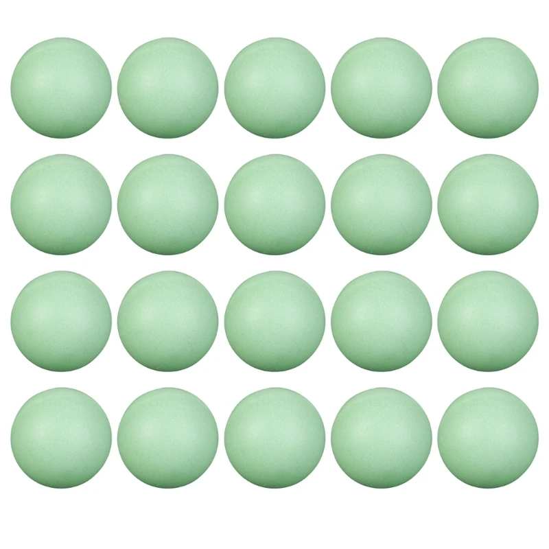 20Pcs Beginner Adults and Athletes Glow Dark 40mm Table Tennis Pingpong for Party Family School Outdoor Game